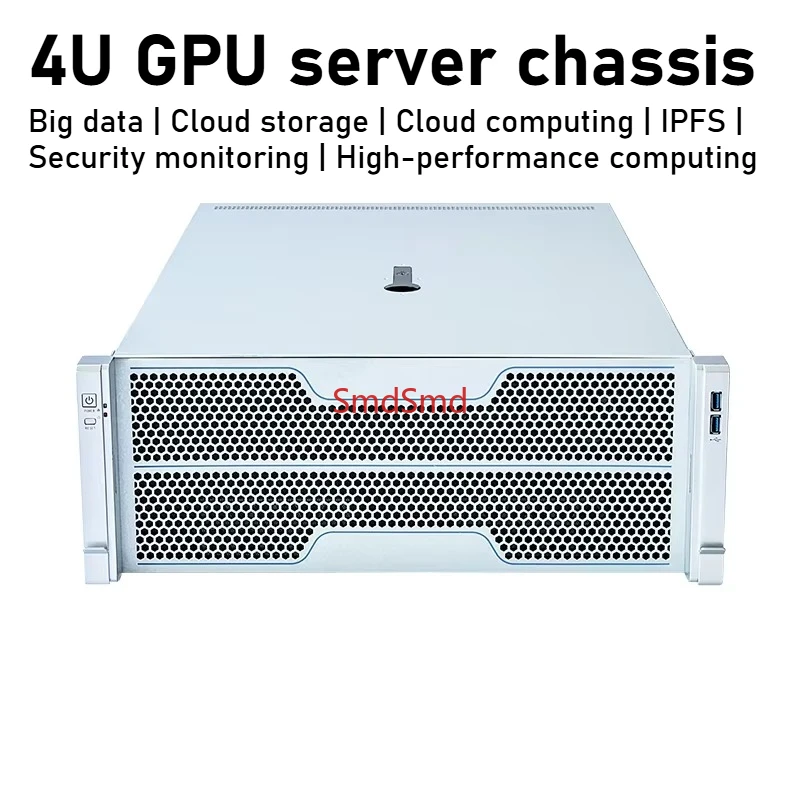 Server Gpu Chassis 4U - ATX対応、4Uラックマウント型、高性能コンピューティング、AIストレージ、ビデオ・オーディオ、GPUサーバー、HDD、在庫あり。