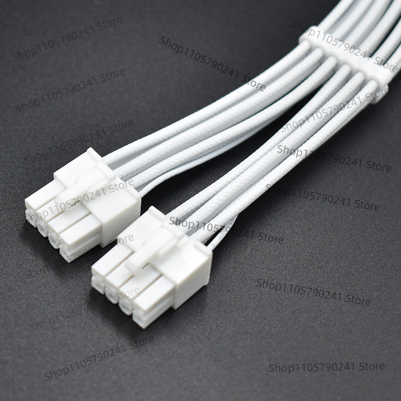 ホワイト 16AWG ブレイドパターンケーブル Corsai - Dual 8Pin To 16Pin 12Vhpwr Cable のレビューと価格