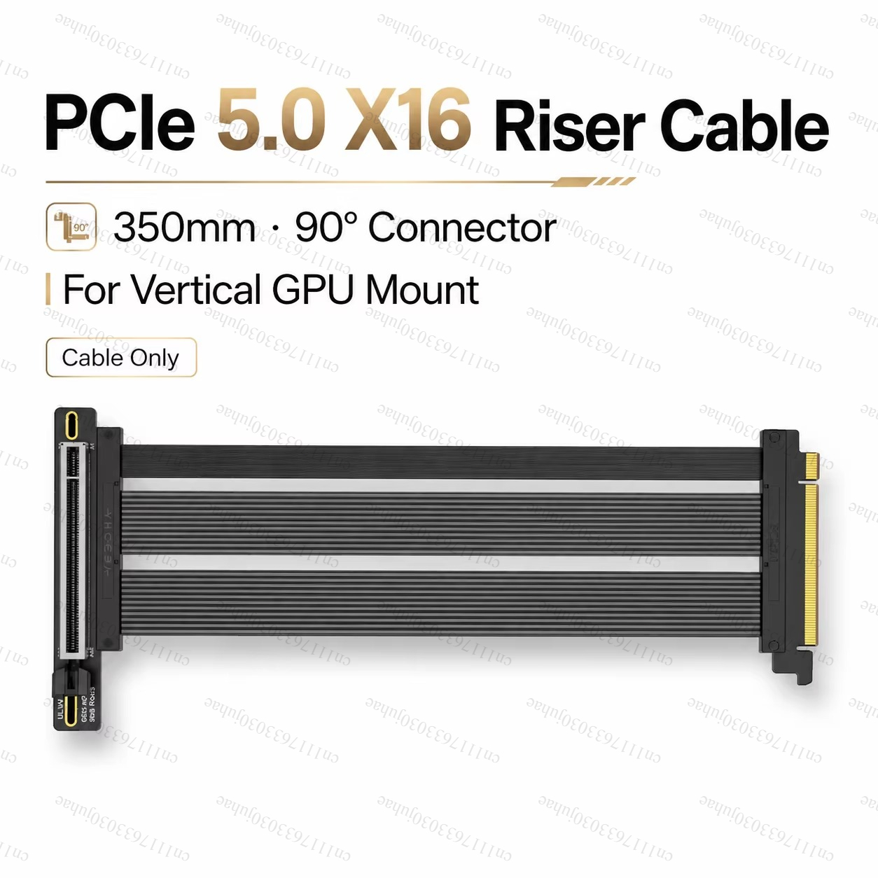 PCIe 5.0 X16 ライザーケーブル 350mm グラ - Pcie 5.0 Gpu Riser Cable のレビューと価格