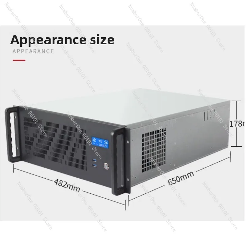 4Uサーバーシャーシ、12個のGPUスロット、USB3.0対 - Server Gpu Chassis 4U のレビューと価格